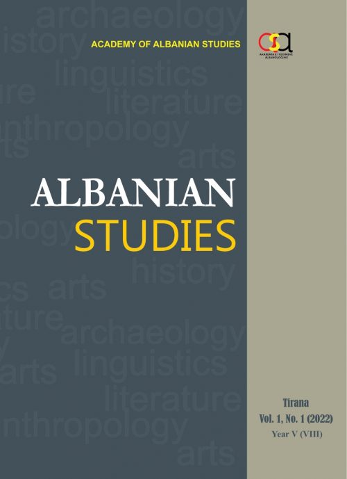 ALBANIAN STUDIES NR 1. 2022 Kopertina_page-0001